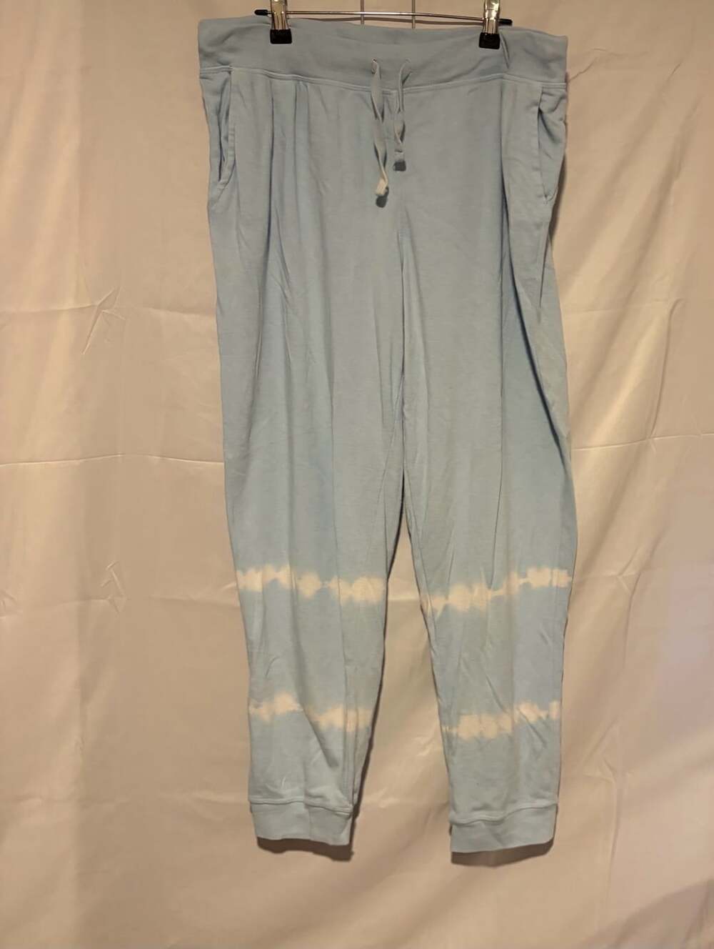 Te Verde Sweatpants Size XL Light Blue Tie-Dye Joggers